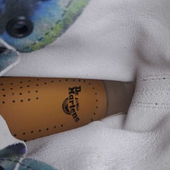 DR Martens 1460 Pascal Blue Tie Dye Summer Tumbled Boots Women's Sz 6 (NWT) - Picture 6 of 8